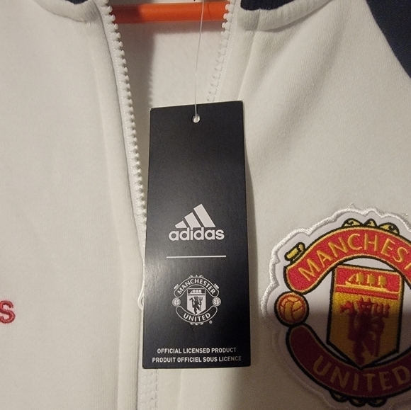 adidas 2020-21 MANCHESTER UNITED ICONS TOP (FR3852) Size Small - Picture 7 of 8